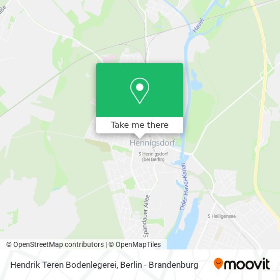 Карта Hendrik Teren Bodenlegerei