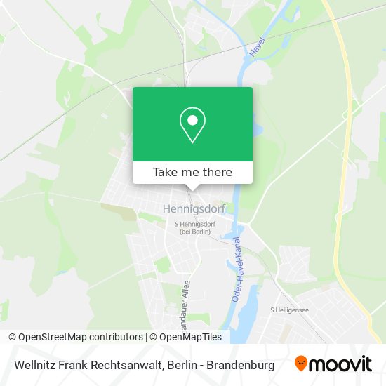 Wellnitz Frank Rechtsanwalt map