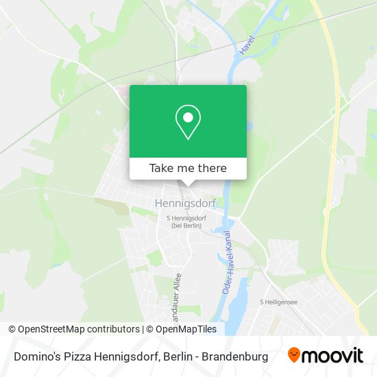 Domino's Pizza Hennigsdorf map