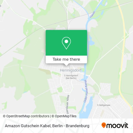 Amazon Gutschein Kabel map