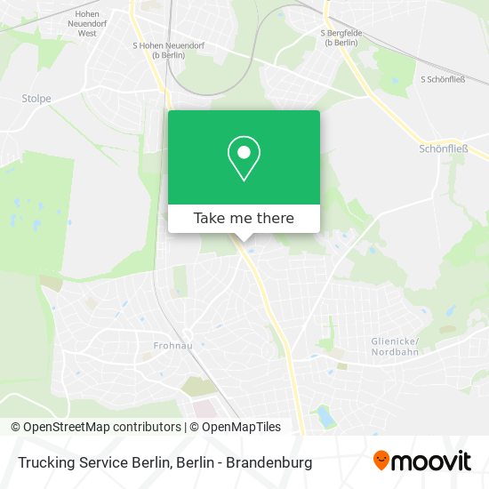 Карта Trucking Service Berlin