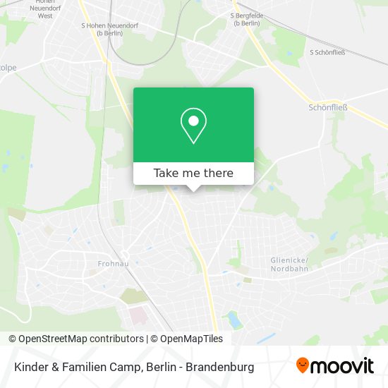 Kinder & Familien Camp map