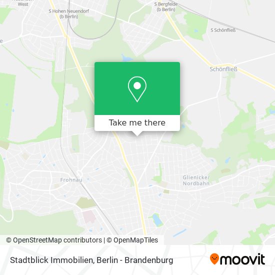 Stadtblick Immobilien map