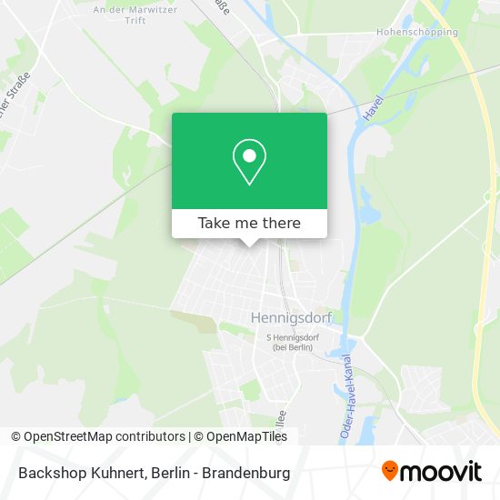 Backshop Kuhnert map