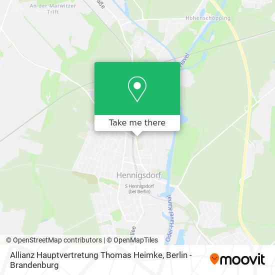 Allianz Hauptvertretung Thomas Heimke map