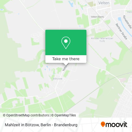 Mahlzeit in Bötzow map