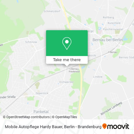 Mobile Autopflege Hardy Bauer map