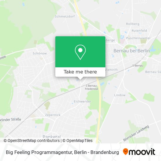 Big Feeling Programmagentur map