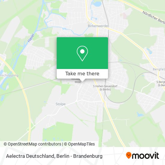 Aelectra Deutschland map