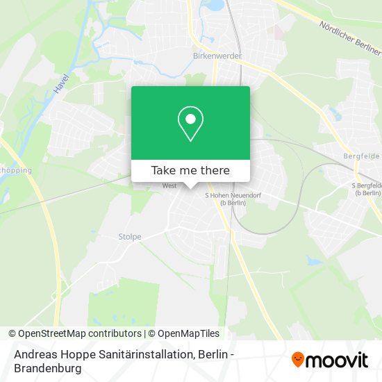 Andreas Hoppe Sanitärinstallation map