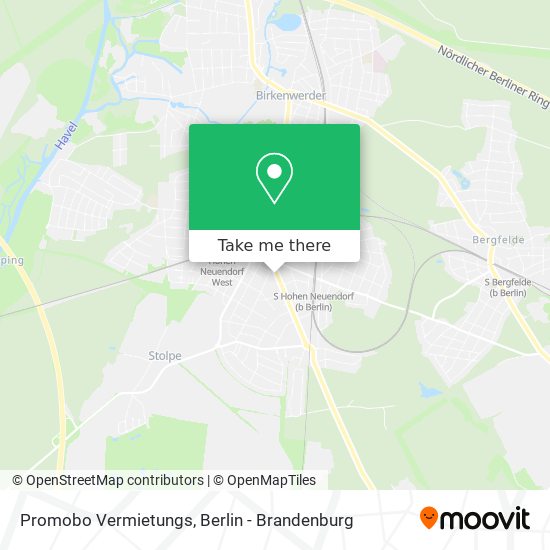 Promobo Vermietungs map