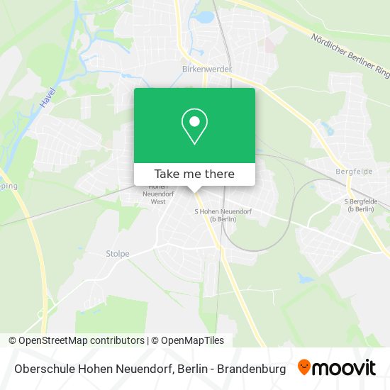 Oberschule Hohen Neuendorf map