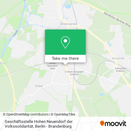 Geschäftsstelle Hohen Neuendorf der Volkssolidarität map