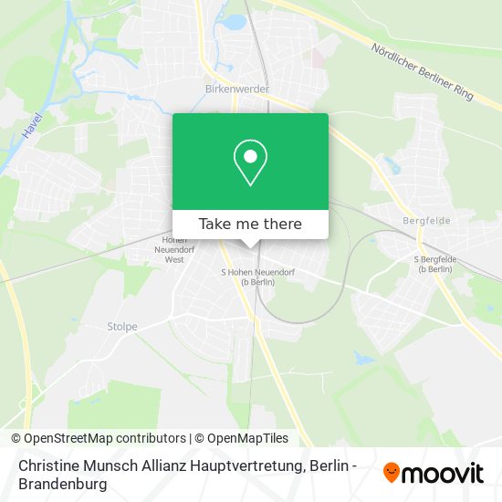 Christine Munsch Allianz Hauptvertretung map