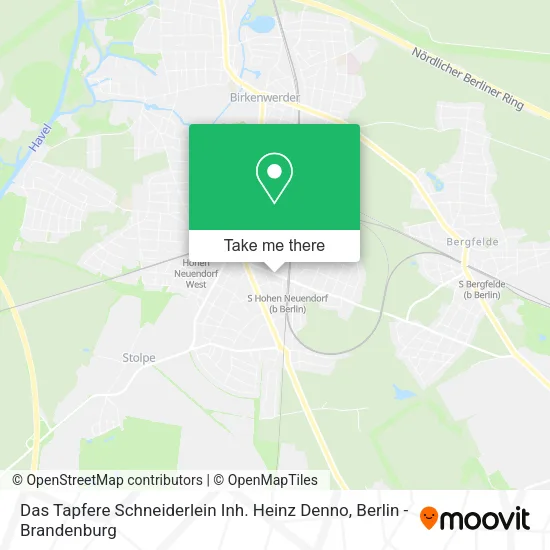 Карта Das Tapfere Schneiderlein Inh. Heinz Denno
