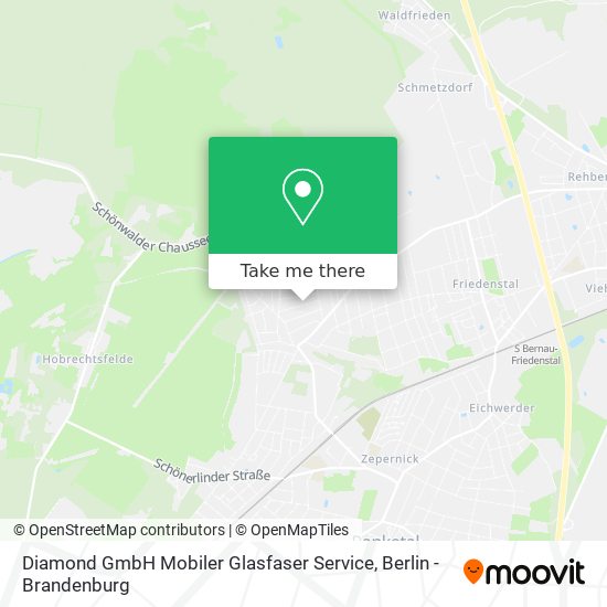 Diamond GmbH Mobiler Glasfaser Service map