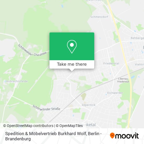 Карта Spedition & Möbelvertrieb Burkhard Wolf