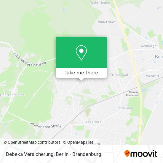 Debeka Versicherung map