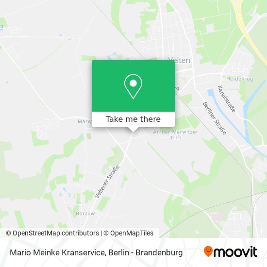 Mario Meinke Kranservice map