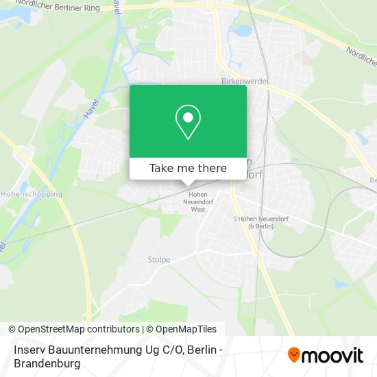 Inserv Bauunternehmung Ug C/O map