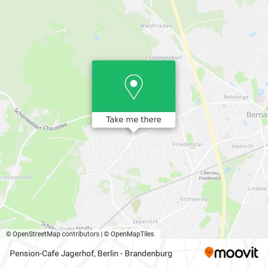 Pension-Cafe Jagerhof map