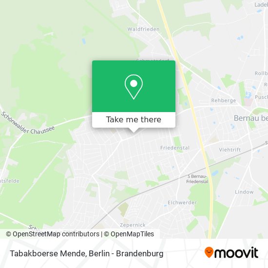 Tabakboerse Mende map