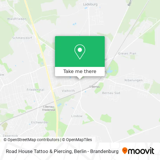 Road House Tattoo & Piercing map
