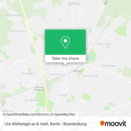 Карта Ute Wettengel an & Verk
