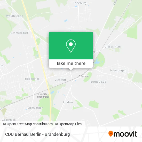 CDU Bernau map