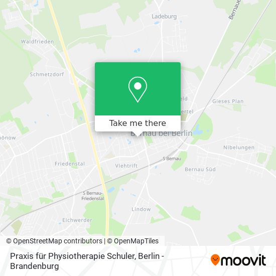 Praxis für Physiotherapie Schuler map