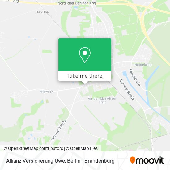 Allianz Versicherung Uwe map