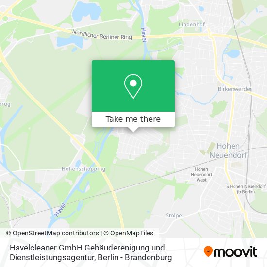 Havelcleaner GmbH Gebäuderenigung und Dienstleistungsagentur map