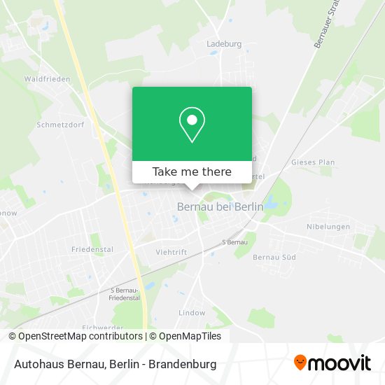 Autohaus Bernau map