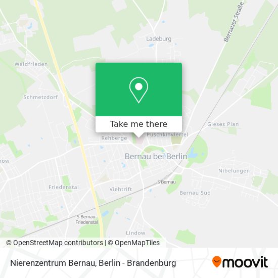 Nierenzentrum Bernau map