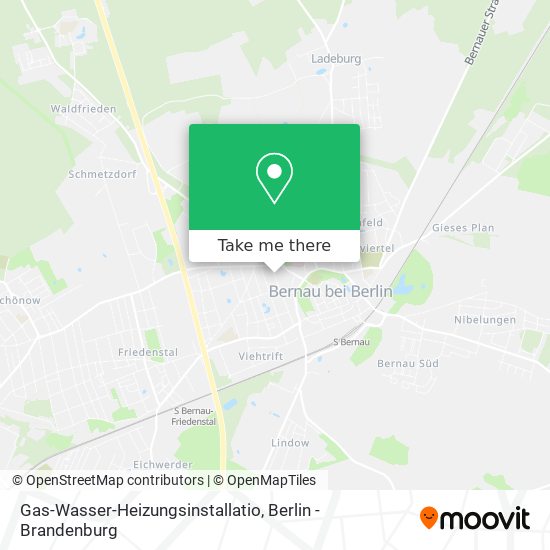 Gas-Wasser-Heizungsinstallatio map