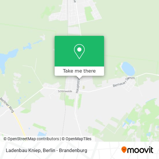 Ladenbau Kniep map