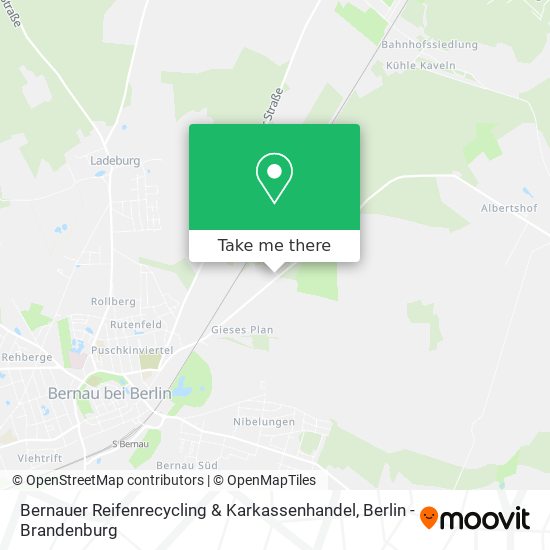 Bernauer Reifenrecycling & Karkassenhandel map