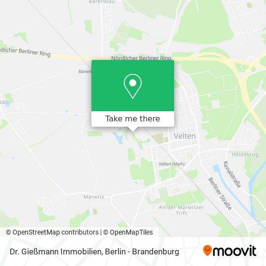 Dr. Gießmann Immobilien map