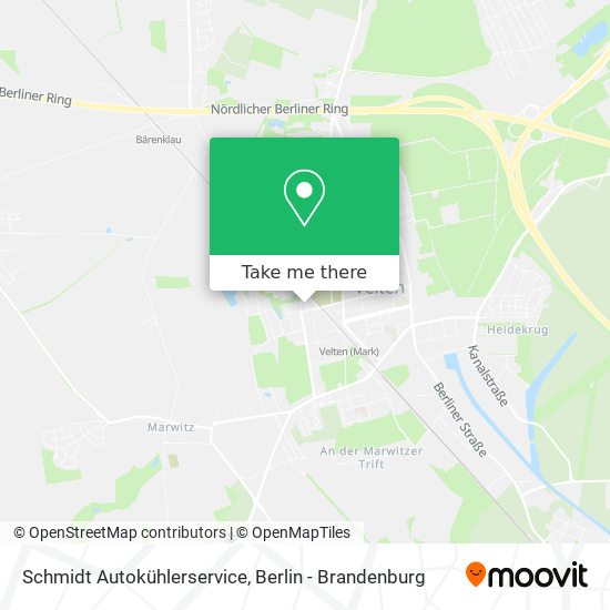 Schmidt Autokühlerservice map