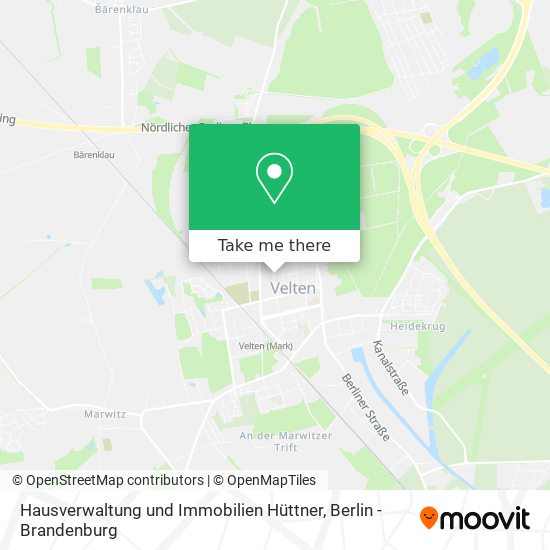 Hausverwaltung und Immobilien Hüttner map