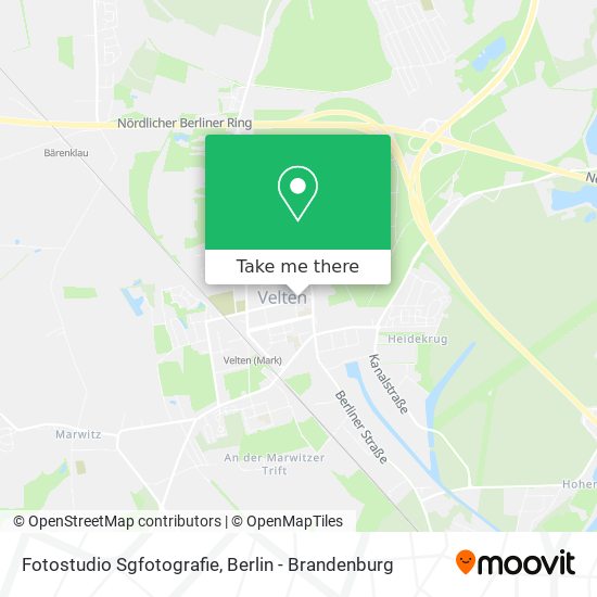 Fotostudio Sgfotografie map