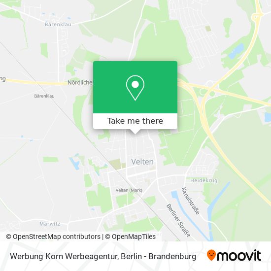 Werbung Korn Werbeagentur map