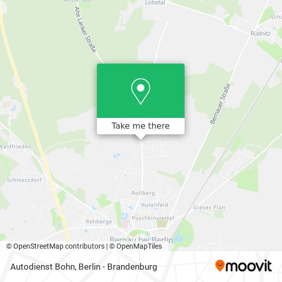 Autodienst Bohn map