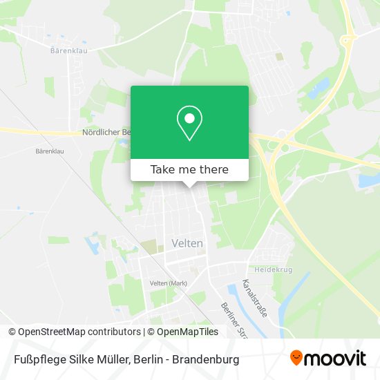 Карта Fußpflege Silke Müller