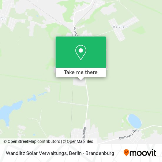 Wandlitz Solar Verwaltungs map