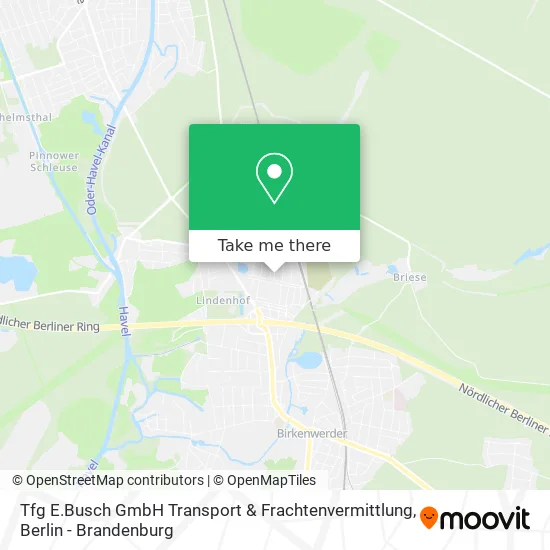 Карта Tfg E.Busch GmbH Transport & Frachtenvermittlung