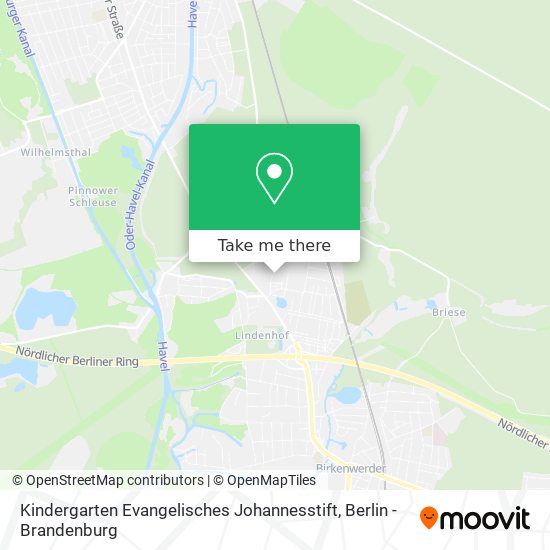 Kindergarten Evangelisches Johannesstift map