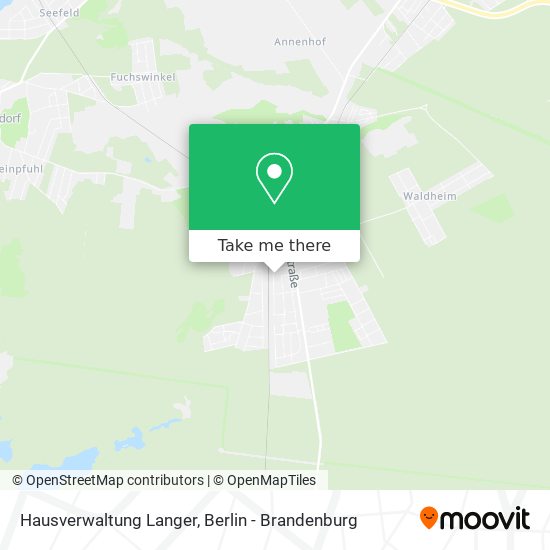 Hausverwaltung Langer map