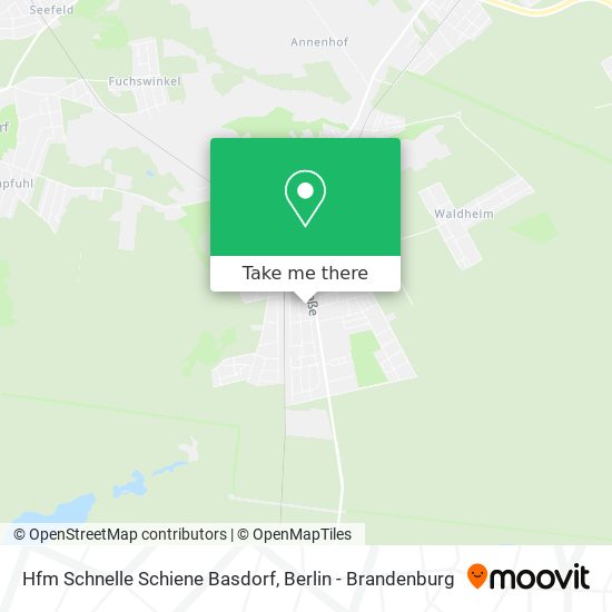 Карта Hfm Schnelle Schiene Basdorf