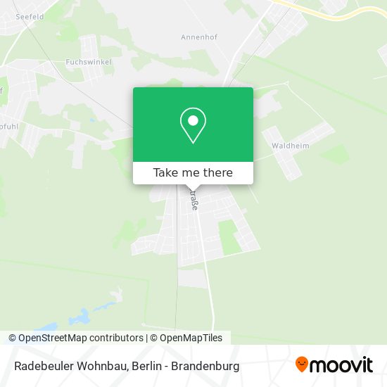 Radebeuler Wohnbau map